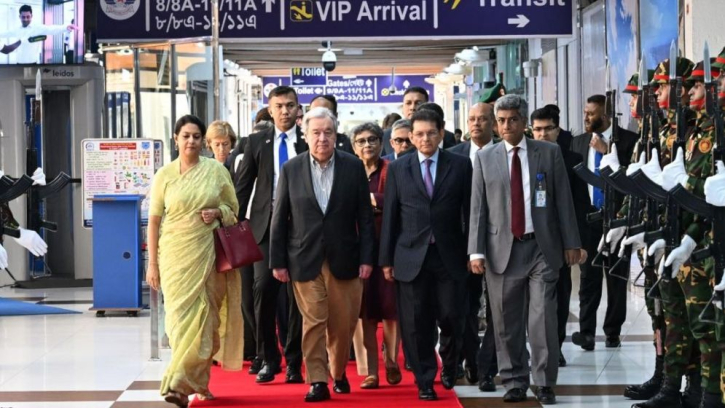 চার দিনের সফর শেষে ঢাকা ত্যাগ করলেন জাতিসংঘ মহাসচিব চার দিনের সফর শেষে ঢাকা ত্যাগ করলেন জাতিসংঘ মহাসচিব