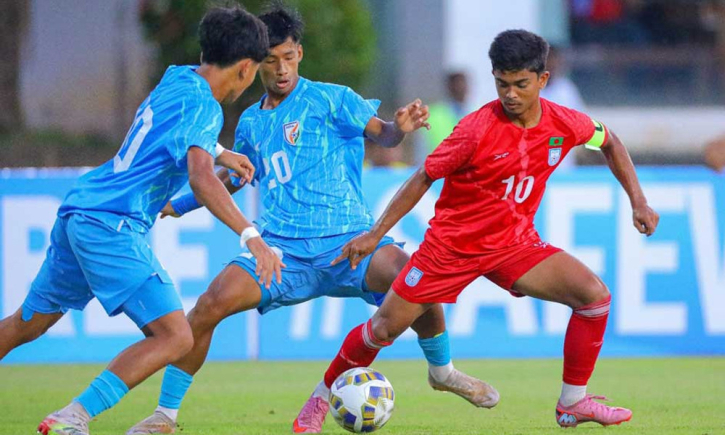 ভারতের কাছে হার, সাফ শিরোপা হাতছাড়া বাংলাদেশের অনূর্ধ্ব-১৭ দলের
