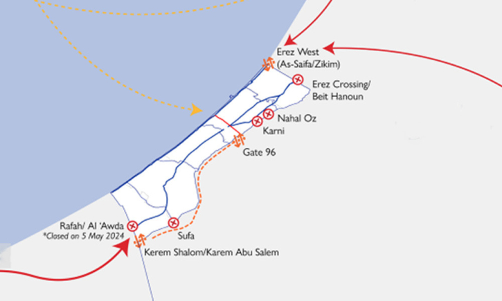 ত্রাণ প্রবেশে উত্তর গাজার গুরুত্বপূর্ণ ক্রসিং খুলে দিয়েছে ইসরায়েল