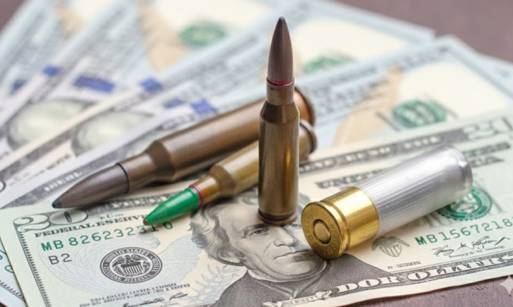 অস্ত্র বিক্রি থেকে বিশ্বব্যাপী আয় নতুন রেকর্ডে