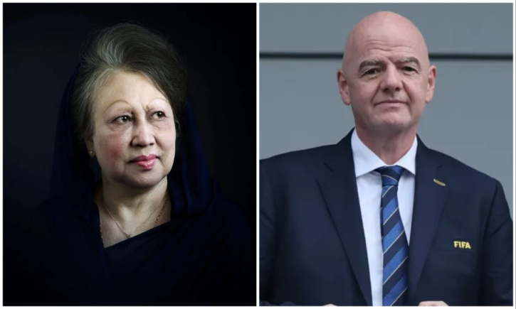 বেগম খালেদা জিয়ার মৃত্যুতে ফিফা সভাপতির শোক