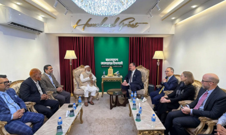 জামায়াত আমিরের সঙ্গে মার্কিন রাষ্ট্রদূতের সাক্ষাৎ