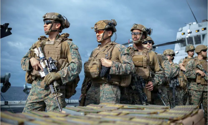 মধ্যপ্রাচ্যে পৌঁছেছে সাড়ে ৩ হাজার মার্কিন মেরিন সেনা