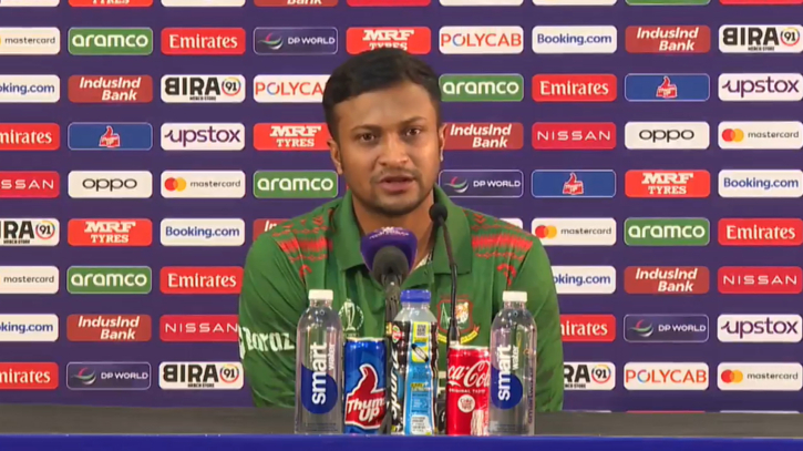 যুদ্ধে যা করার ছিল, সেটাই করেছি: সাকিব যুদ্ধে যা করার ছিল, সেটাই করেছি: সাকিব