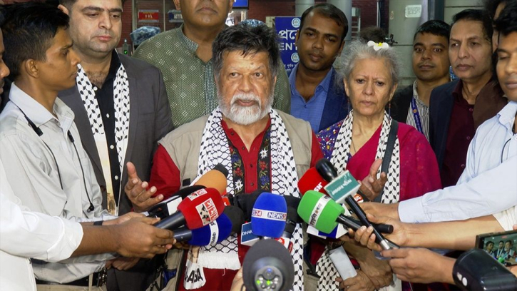 দেশে ফিরেই ফিলিস্তিন ইস্যুতে বিশ্বকে এক হওয়ার আহ্বান শহিদুল আলমের