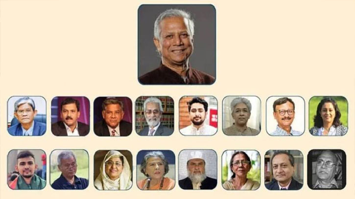  অন্তর্বর্তী সরকারের উপদেষ্টারা পেলেন কে কোন মন্ত্রণালয়