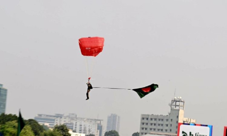 প্যারাস্যুট জাম্প: গিনেস ওয়ার্ল্ড রেকর্ডসে বাংলাদেশের নতুন গৌরব