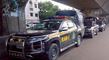 র‍্যাবের ৪২২ টহল টিম মোতায়েন