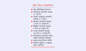 উপকরণ সংকটে শিল্প খাত অচল
