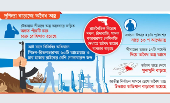 সীমান্তের সাত পথে অস্ত্র ঢুকছে দেশে