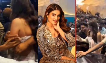 প্রকাশ্যেই কাপড় ধরে টানাটানি, কান্নায় ভেঙে পড়েন অভিনেত্রী