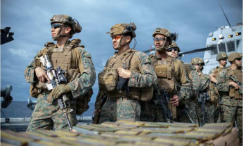 মধ্যপ্রাচ্যে পৌঁছেছে সাড়ে ৩ হাজার মার্কিন মেরিন সেনা