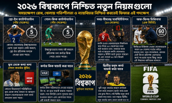 ২০২৬ বিশ্বকাপে আসছে একগুচ্ছ নতুন নিয়ম