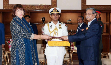 রাষ্ট্রপতির কাছে নেদারল্যান্ডস রাষ্ট্রদূতের পরিচয় পত্র পেশ