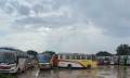 ২৫ ঘণ্টা বন্ধ থাকার পর রাজশাহী থেকে বাস চলাচল শুরু