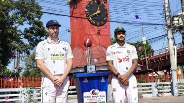 বাংলাদেশ-আয়ারল্যান্ড টেস্ট সিরিজের ট্রফি উন্মোচন