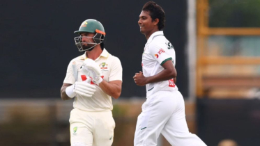 হাসান মাহমুদের ফাইফার, ১৯৮ রানে থামল অস্ট্রেলিয়া