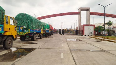 ভারতের নিষেধাজ্ঞায় বেনাপোলে আটকে ৩৬ ট্রাক পোশাক