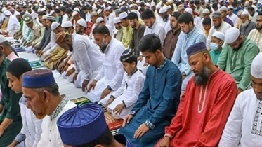 বায়তুল মোকাররমে ঈদের জামাত অনুষ্ঠিত