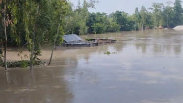 দুধকুমার ও ধরলার পানি বিপৎসীমার ওপরে