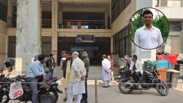 নওগাঁ হাসপাতালের সামনে থেকে রাজস্ব কর্মকর্তার মরদেহ উদ্ধার