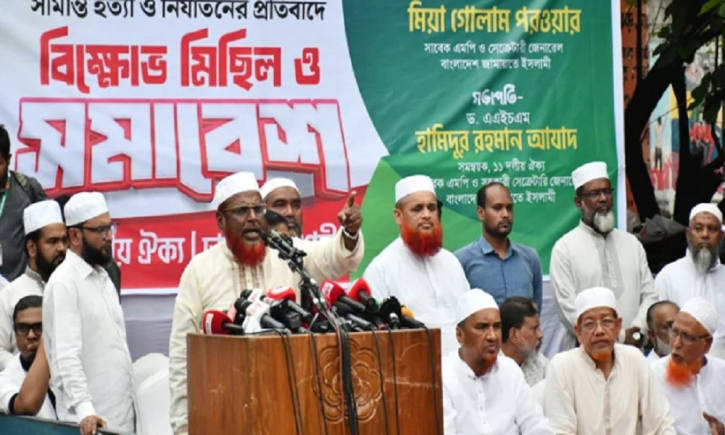 সীমান্তে হত্যা-পুশইনে জামায়াত জোটের বিক্ষোভ, ভারতের সমালোচনা