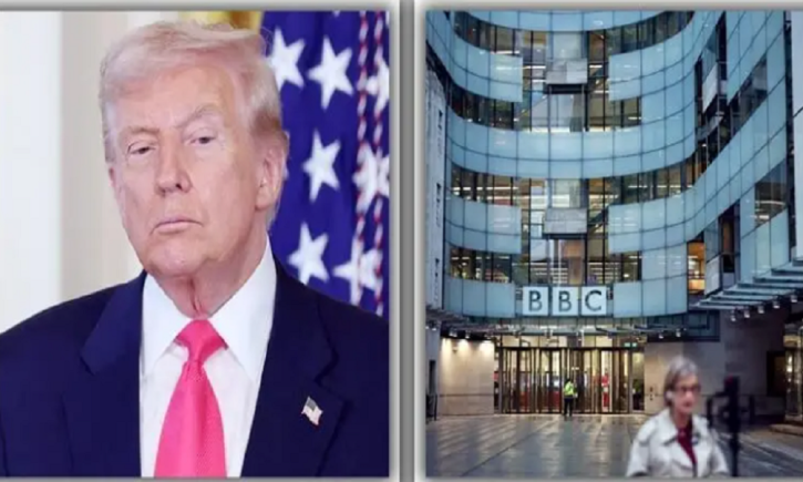 বিবিসির বিরুদ্ধে ৬১ হাজার কোটি টাকার মানহানির মামলা ট্রাম্পের