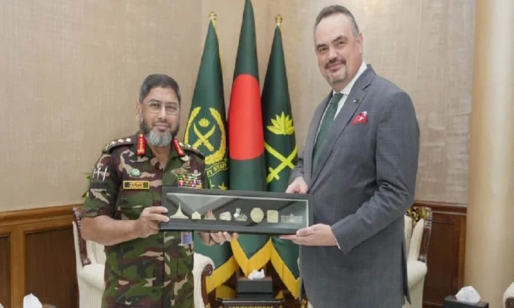 সেনাপ্রধানের সঙ্গে মার্কিন রাষ্ট্রদূতের সৌজন্য সাক্ষাৎ
