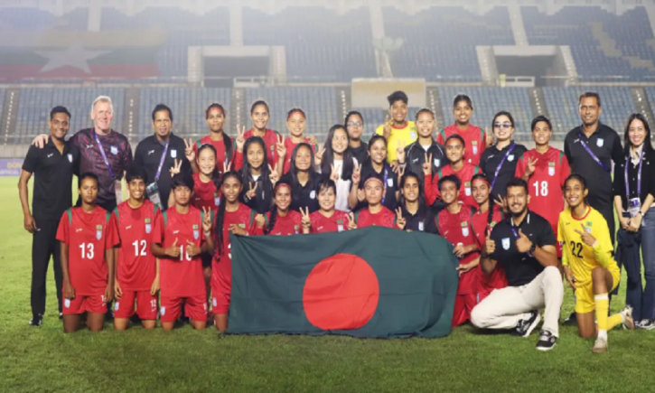 নারী ফুটবলে ফিফা র‌্যাঙ্কিংয়ে ইতিহাস গড়লো বাংলাদেশ