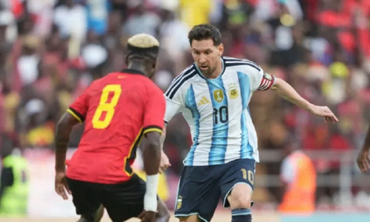 মেসির নৈপুণ্যে অ্যাঙ্গোলাকে হারালো আর্জেন্টিনা