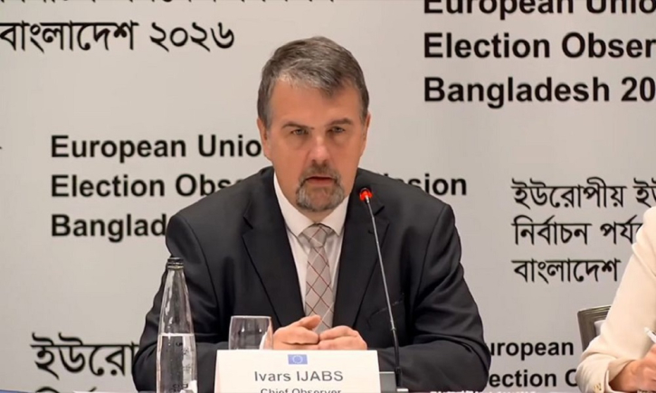 নির্বাচন গ্রহণযোগ্য ও প্রতিযোগিতামূলক হয়েছে: ইইউ পর্যবেক্ষক মিশন