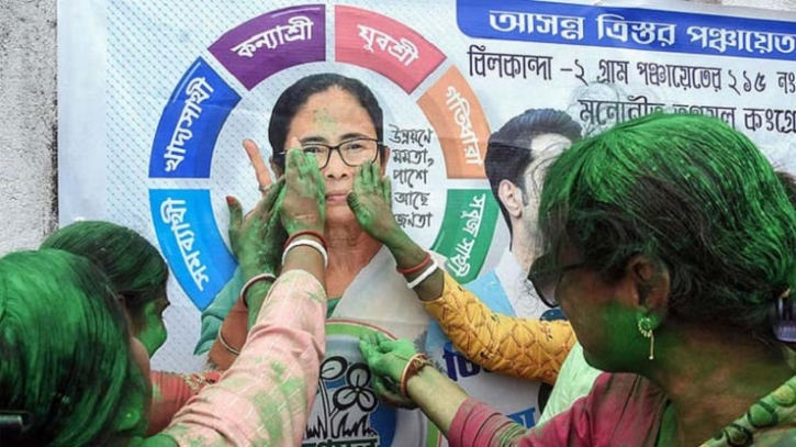 পঞ্চায়েত নির্বাচনে তৃণমূলের বড় জয় পঞ্চায়েত নির্বাচনে তৃণমূলের বড় জয়