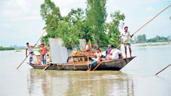 উজানে অতিবৃষ্টি ও পাহাড়ি ঢলে উত্তরাঞ্চলে বন্যার আশঙ্কা