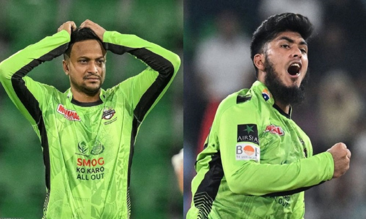 সাকিবের ব্যর্থতা, রিশাদের উজ্জ্বলতায় ফাইনালে লাহোর সাকিবের ব্যর্থতা, রিশাদের উজ্জ্বলতায় ফাইনালে লাহোর